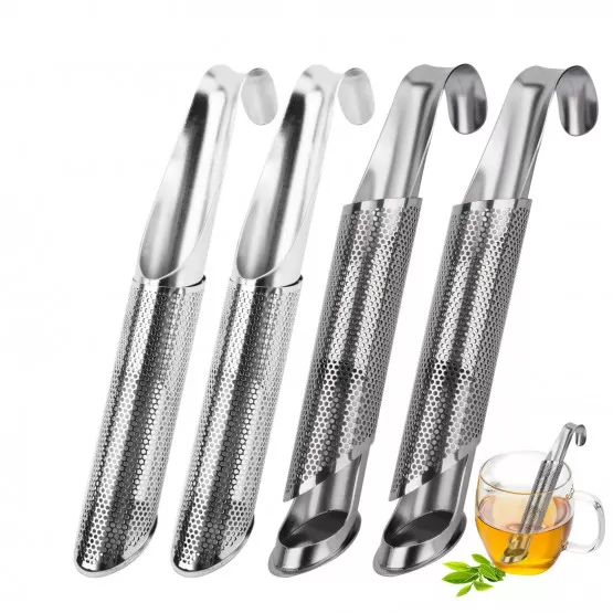 Tea Pip INF Long Pipe Tea Infuser Teesieb 2er-Pack