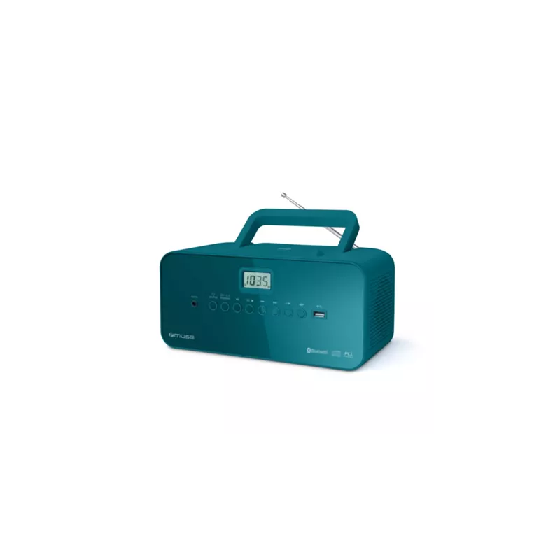 Muse Tragbarer Bluetooth-Radio-CD/MP-Player mit USB M-30BTB AUX-Eingan