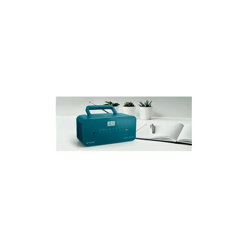 Muse Tragbarer Bluetooth-Radio-CD/MP-Player mit USB M-30BTB AUX-Eingan