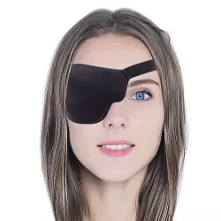 3D Augenklappe Für Rechtes Auge - 2 Stück, Verstellbares Band, Für Augenpflege & Training