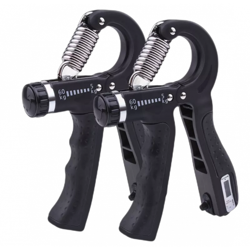 3 Handtrainer Für Griffkraft - Verstellbar 5-60 Kg Unterarmtraining