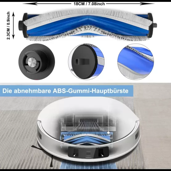 Sacchetti Per Aspirapolvere Ecovacs Deebot T30 Omni - 10 Pezzi, 3L, Antibatterici, A 4 Strati - Foto 3