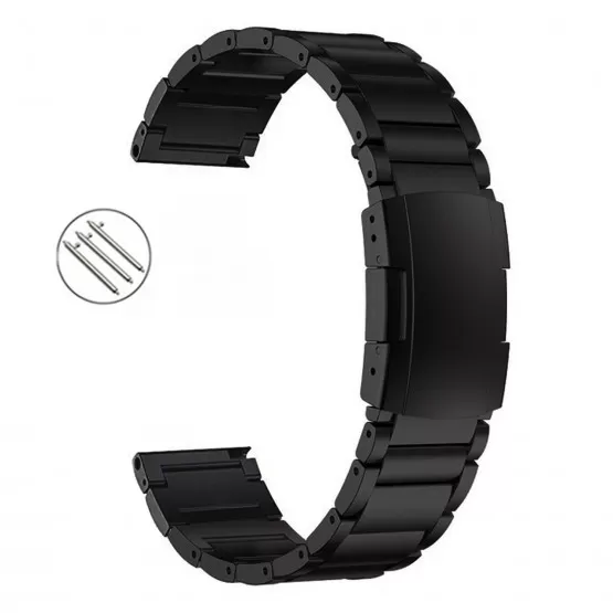 Titan-Uhrenarmband - 22 mm color Schwarz