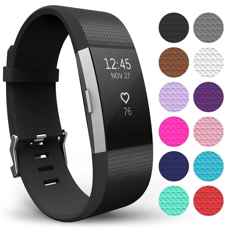 Ersatz-Armband Für Fitbit Charge 2 – Silikon, Verstellbar, Wasserdicht – Für Damen & Herren