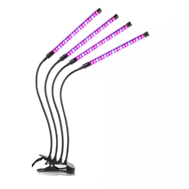 LEDLampe für Pflanzen / Pflanzenbeleuchtung mit 4 flexiblen Armen model 1 Packung