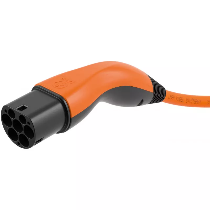 HELIX Komfort-Ladekabel Typ 2, bis zu 7,4 kW, 5 m, orange 