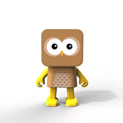 MOBILITY ON BOARD Lautsprecher Drahtlose tanzende Eule