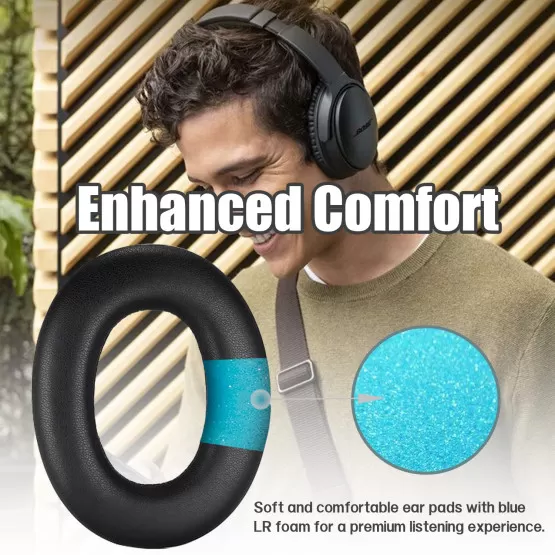 SOULWIT Lammfell Ohrpolster Ersatz – Für Bowers & Wilkins PX7 (nicht PX7 S2/PX8)
