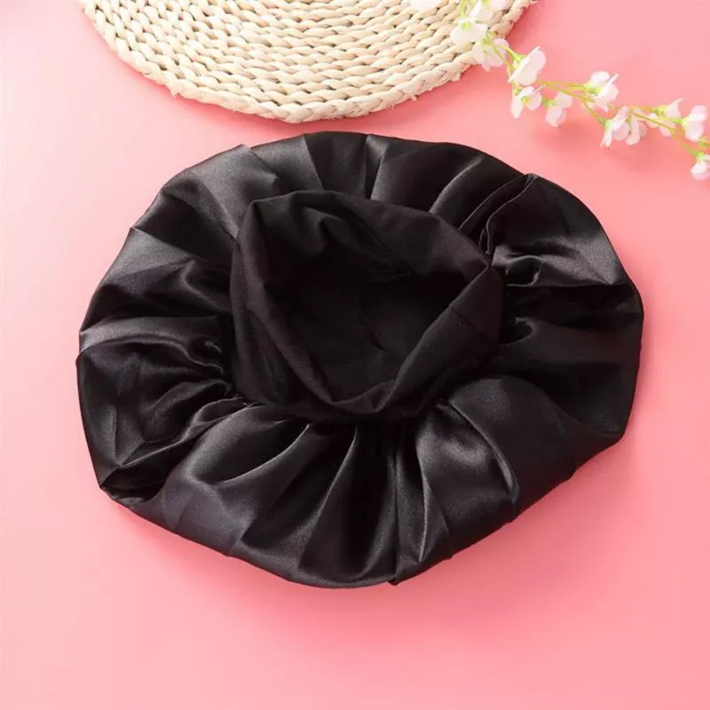 Satinhaube Für Lockiges Haar – Seidige Schlafhaube Für Männer & Frauen, Schützt Vor Reibung & Spliss