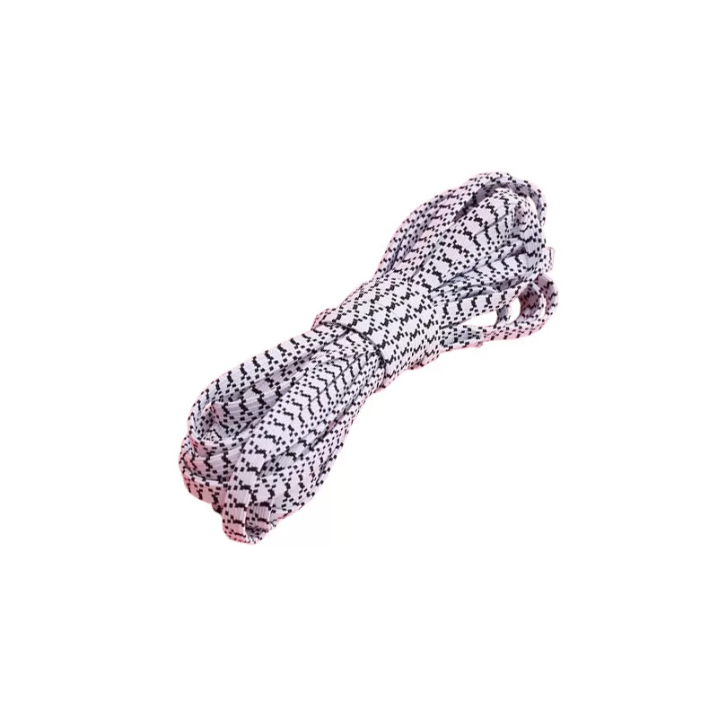 INF Schwarz-weißes doppellagiges Gummiband – 9 mm (10 Stück)