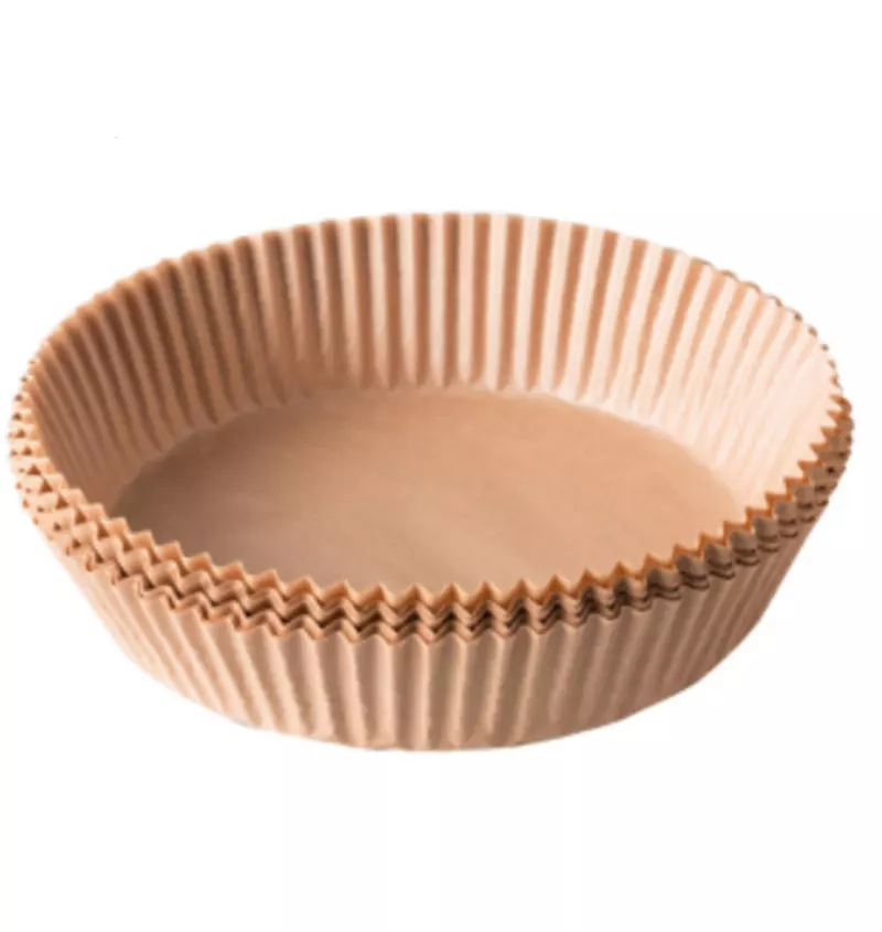 INF Air Fryer Einwegpapier für Fritteusen 30 Stk. Braun