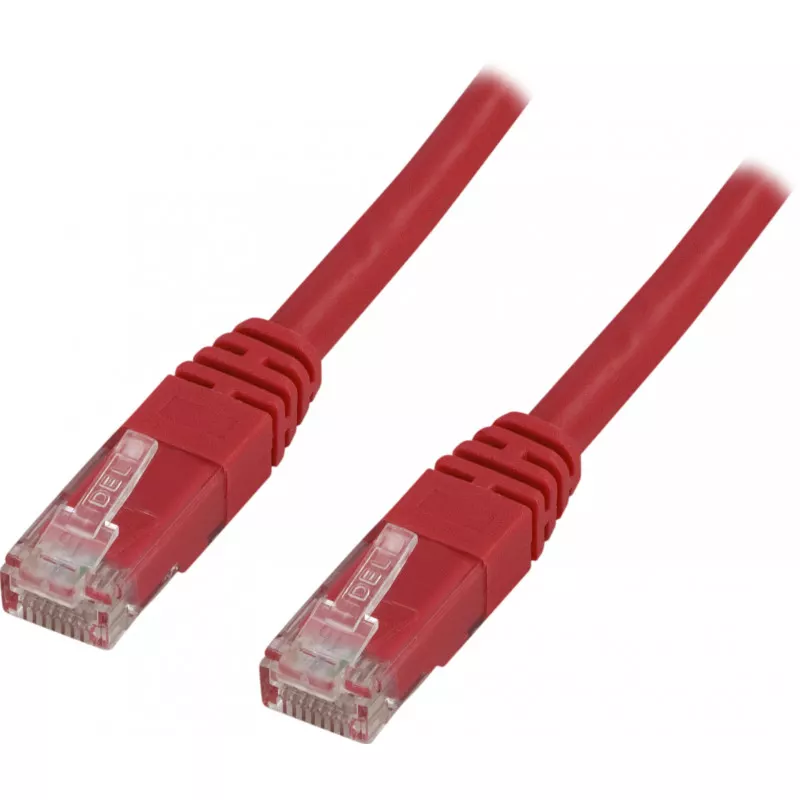 U/UTP Cat6 Patchkabel 15m, rot