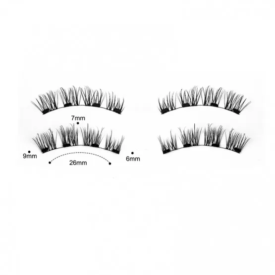 INF Magnetische Wimpern CT04-8, einfach anzuwendende knstliche Wimpern