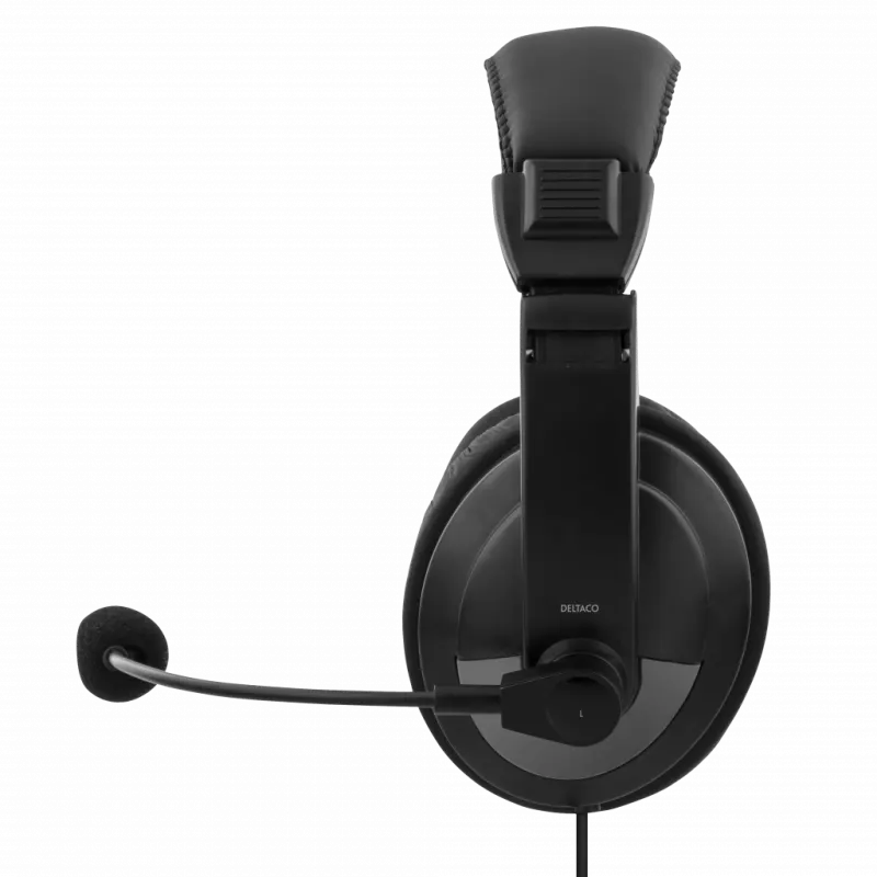 USB-Stereo-Headset, 40-mm-Treiber, 32 Ohm, 20 Hz–20 kHz, schwarz