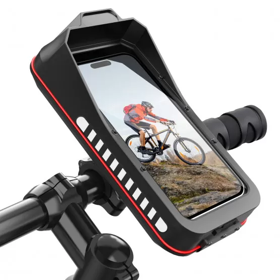 INF Wasserdichte & stofeste Motorrad-Handyhalterung fr Lenker