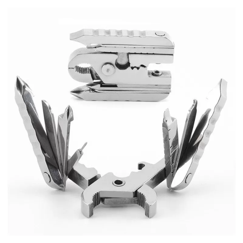 INF 15-in-1-Schlüsselanhänger-Multitool mit Zange und Schraubendreher