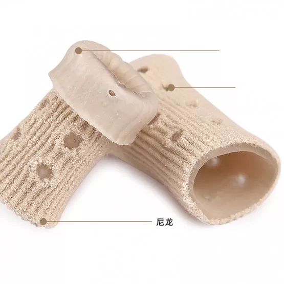 INF Kompatibel mit Zehenschutz mit Löchern 2,0x4,5cm, 5 Stück - Weicher SEBS-Faserschutz gegen Hornhaut und Reibung model 2