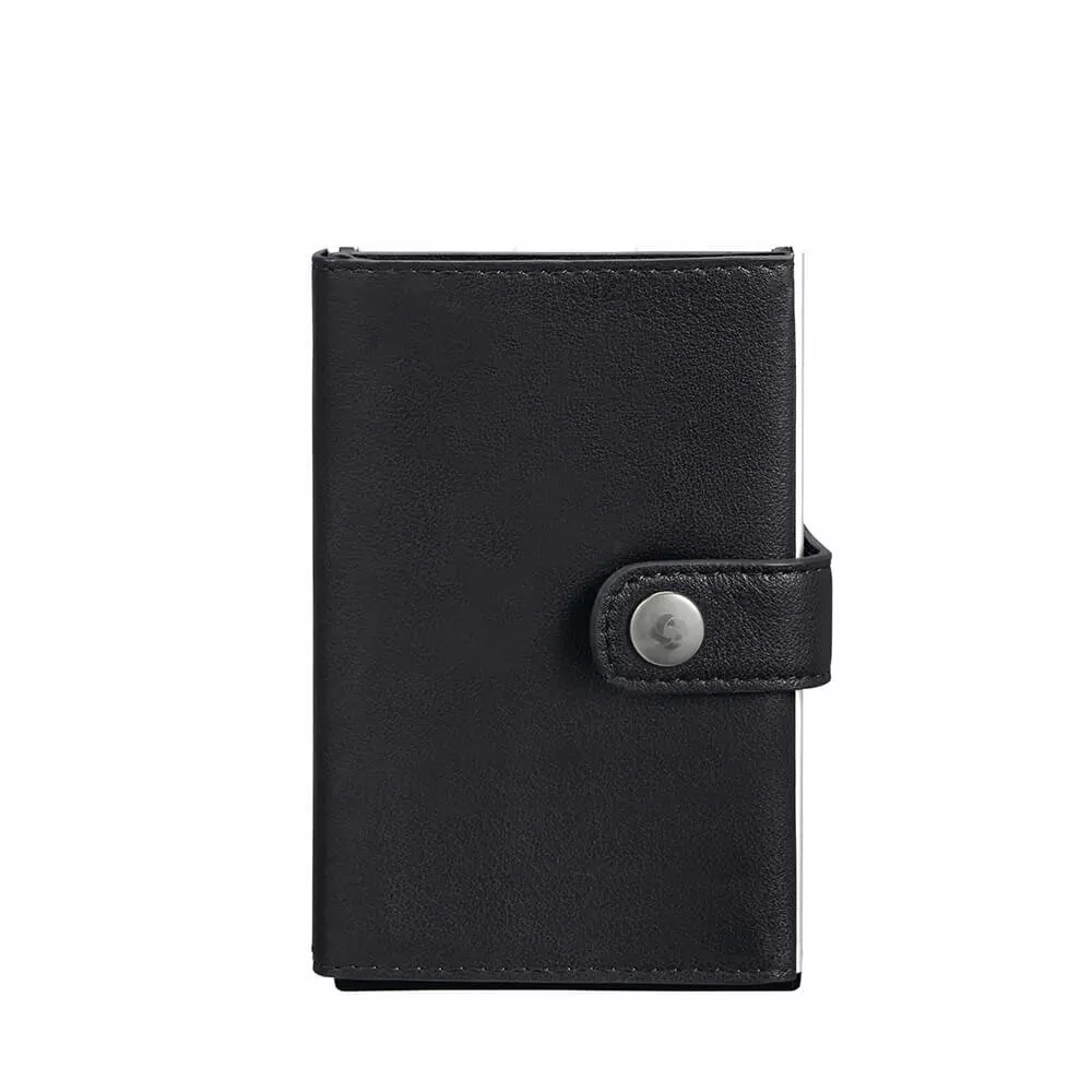 SAMSONITE Wallet ALUFIT PLUS RFID Kartenetui Slide Alu Schwarz inkl Geldscheinfach