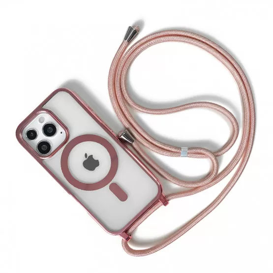 INF Magnetische Handyhlle mit Umhngeband kompatibel mit iPhone 16 Pro