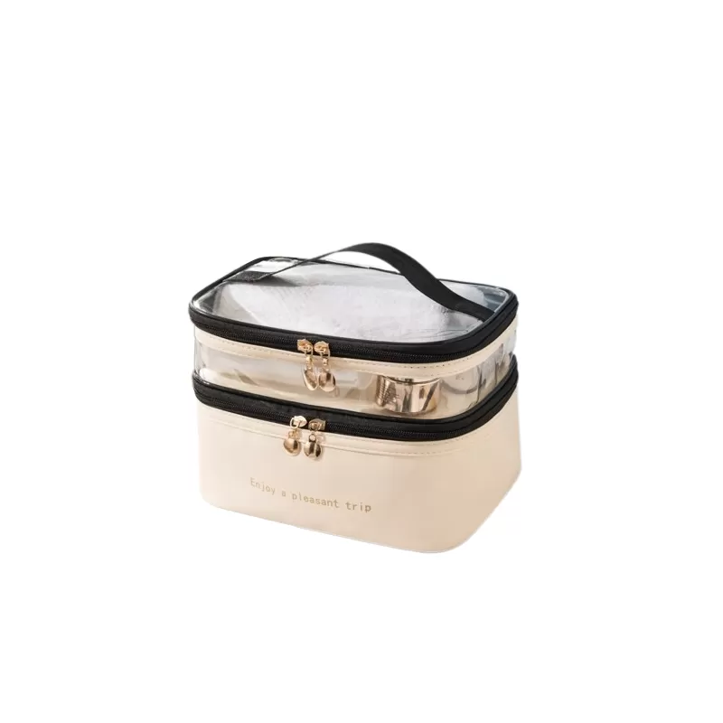 Stylische Schminktasche Aus Baumwolle & Leinen – 24,4x18,8 Cm, Wasserdicht Innen, Perfekt Als Geschenk Für Frauen
