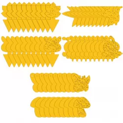 INF Klebefalle gegen Bananenfliegen und Schädlinge an Topfpflanzen, 60er-Pack