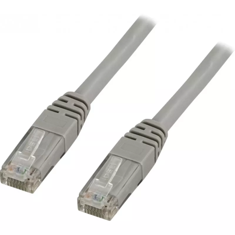 U/UTP Cat6-Patchkabel, LSZH, 0,75 m, grau 