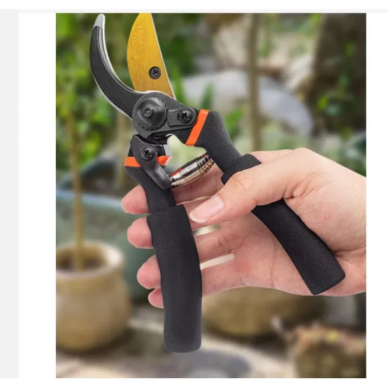 INF Garten-Astschere Set - Schwarz und Rot Edelstahl