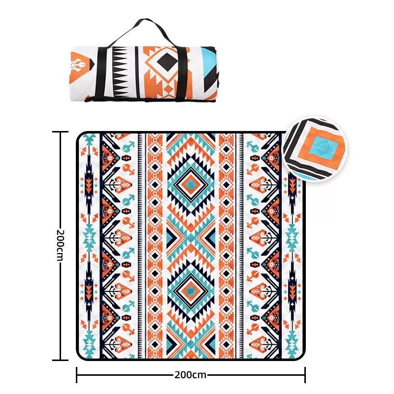 INF Große Ultraschall-Picknickdecke - 2x2m für den Außenbereich