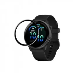 2er Pack Schutzhülle Mit Displayschutz Für Garmin Vivoactive 5 / Active 5 – Transparent, Aus PC & Gehärtetem Glas, Staub- & Sturzsicher