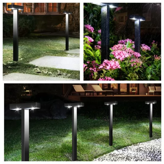 INF Solarbetriebene Waage Lampe Weißes Licht für Garten & Rasen