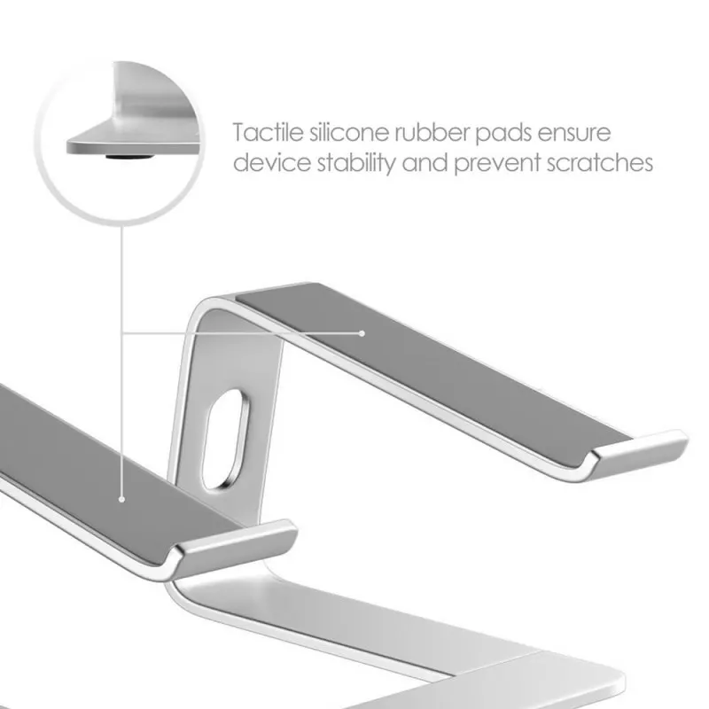 DESIRE2 Laptopständer Supreme Pro Aluminium Silber