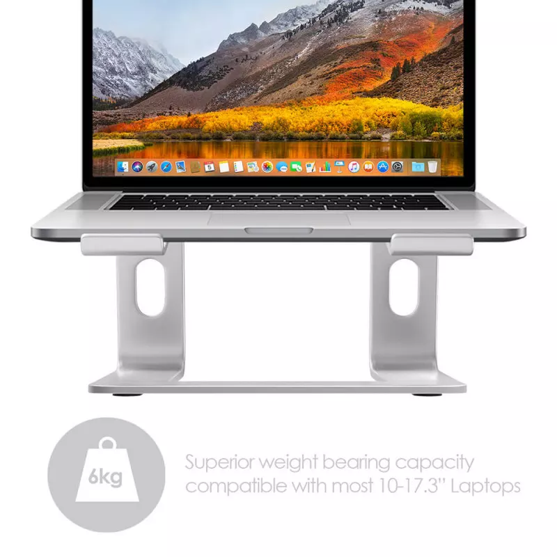 DESIRE2 Laptopständer Supreme Pro Aluminium Silber