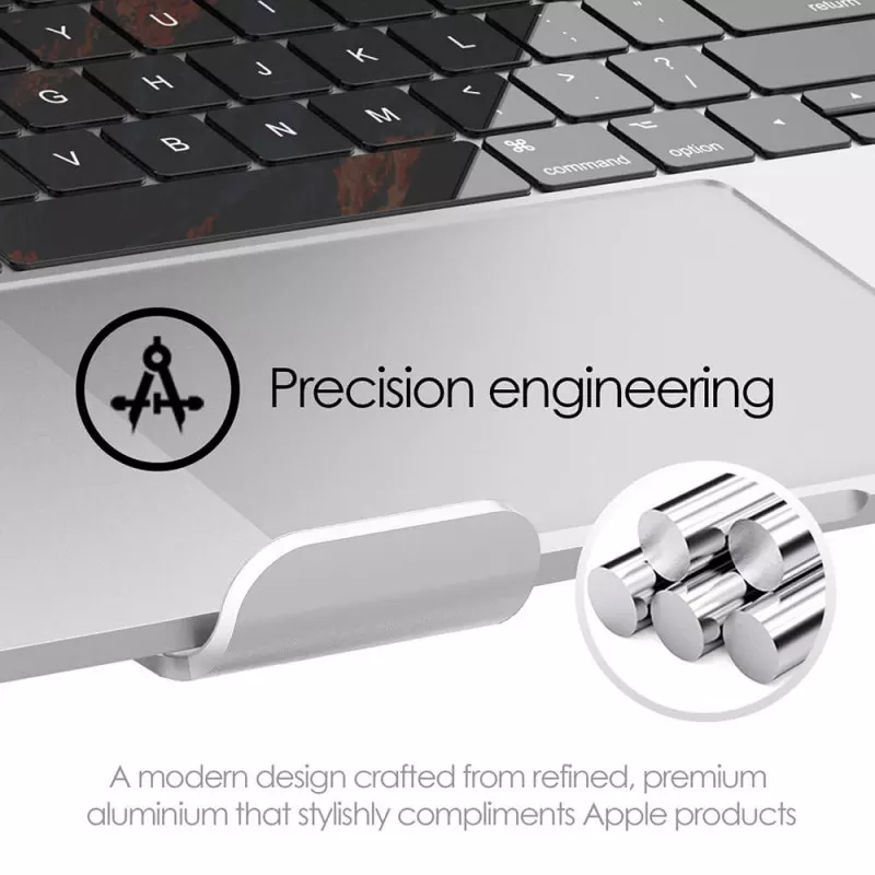 DESIRE2 Laptopständer Supreme Pro Aluminium Silber