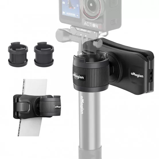 Morsetto A Clip Con Telecomando Per Selfie Stick E Supporto GoPro - Modello G087