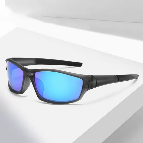 Polarisierte Sonnenbrille Angeln Polarisierte Sport-Sonnenbrille (Unisex) – Quadratische Form, UV400 Schutz, Für Radfahren, Angeln & Fahren Sunglasses Men