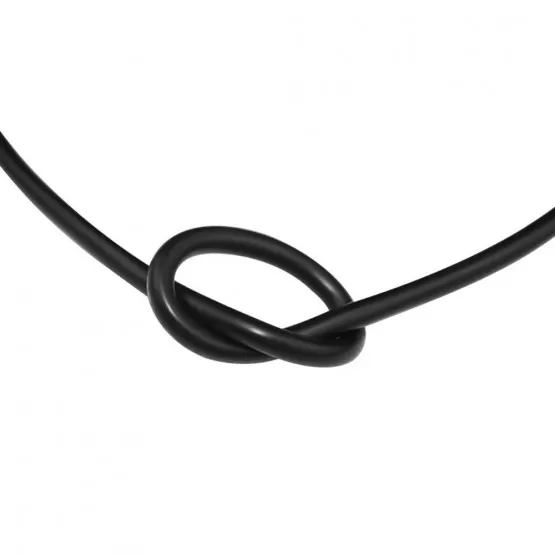 Elektrokabel 2x0,75 Mm² Schwarz, 1,5 Meter | Flexible Verlängerung Für Haushalt, Werkstatt, Beleuchtung