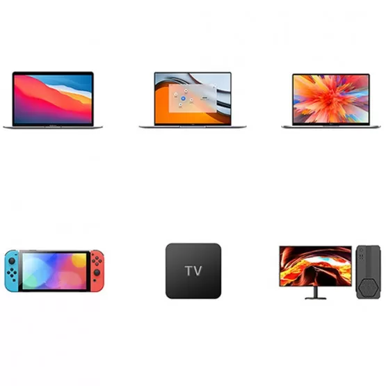 INF USB zu Ethernet Adapter - 10/100Mbps Aluminiumlegierung Netzwerkanschluss