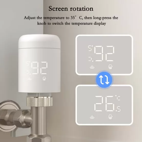 WiFi Heizkörper Thermostatventil – Tuya App &amp Produktbild-Vorschau 3