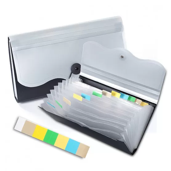 Skycase A4 Fächermappe,Dokumentenmappe mit 13 Fächer,Dokumententasche