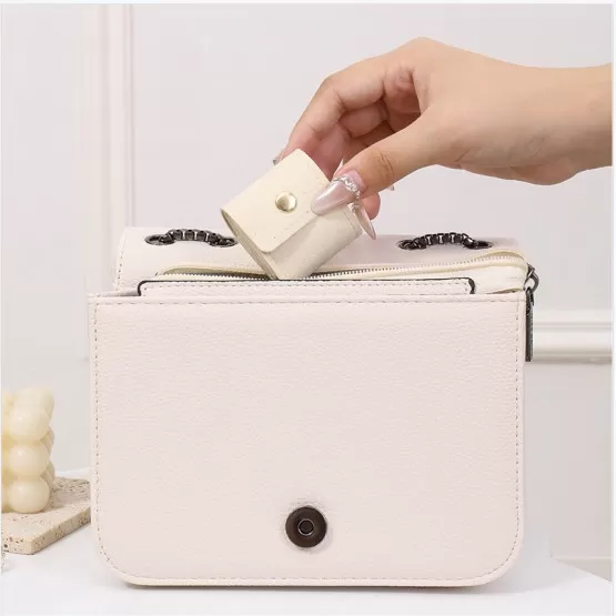 INF Tragbarer Reise Schmuck Organizer Tasche