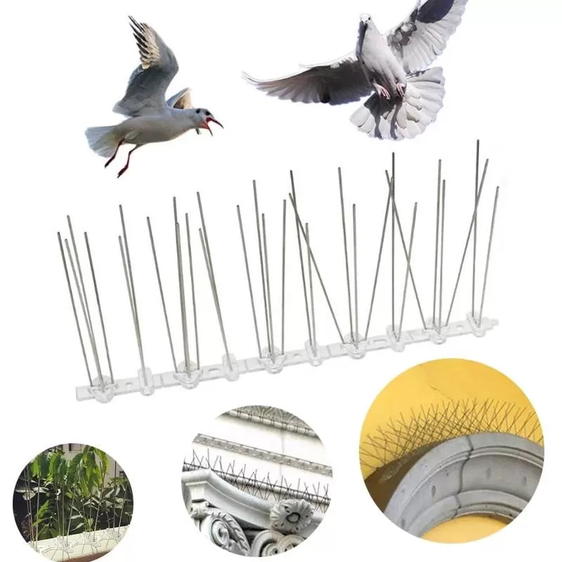 Vogelabwehr-Spikes Aus ABS – 12 Stück, 3,1 M Gesamtlänge, Für Balkon, Dach & Zaun, Um Tauben & Andere Vögel Sanft Fernzuhalten
