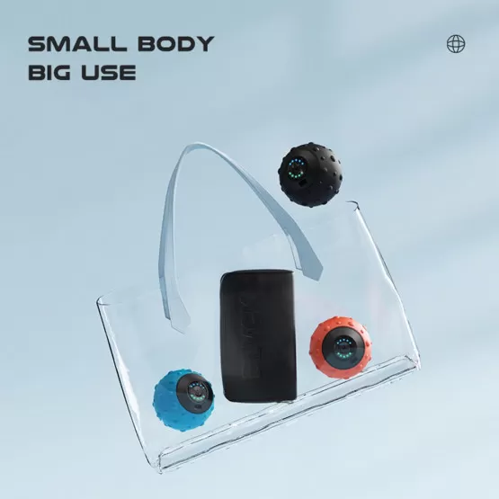 INF Smarter elektrischer Vibrations-Yoga-Ball – Tiefenmuskelentspannung &
