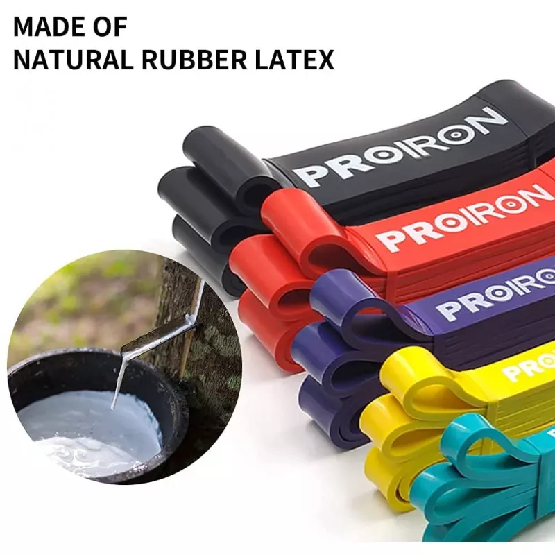 PROIRON Klimmzugband mit unterstütztem Übungsband, 208 x 6,4 x 0,45 