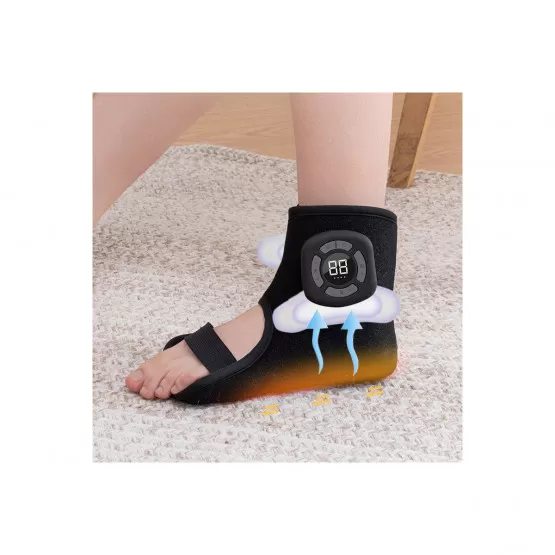 INF Kabelloses Fu- und Knchelmassagegert mit Wrme und Vibration