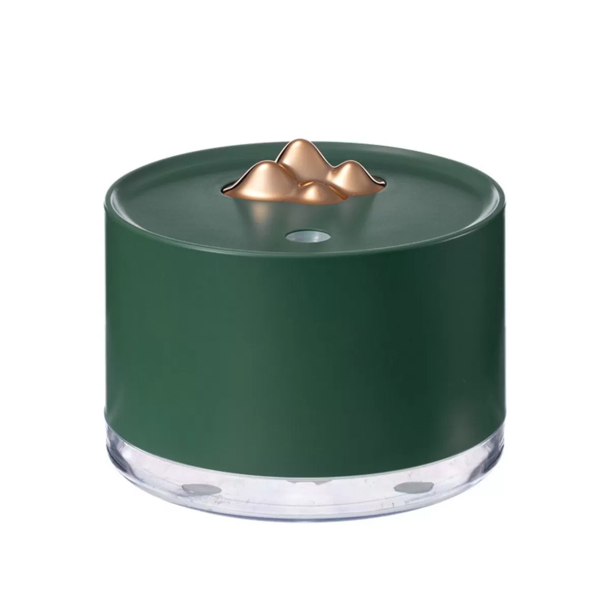 INF Luan Mountain Luftbefeuchter mit Stecker - Ultraschall Kaltnebel für Zuhause & Büro Grün