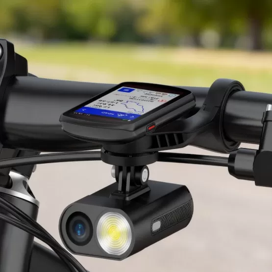 INF Garmin Fahrradcomputer & Frontlicht Combo Halterung - Out Front