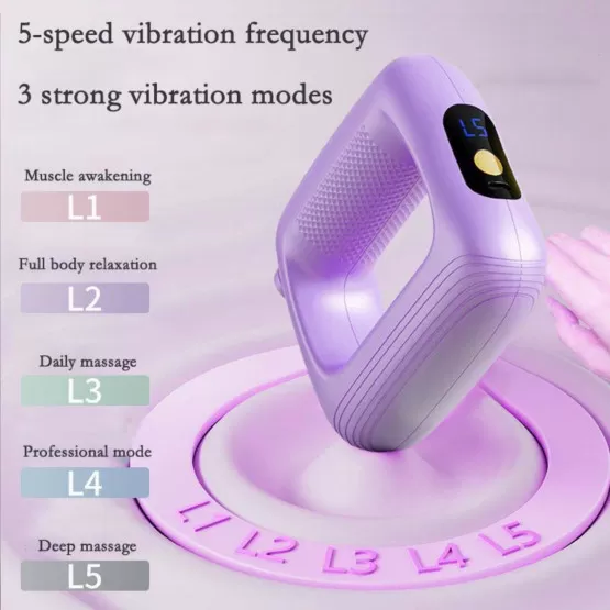 INF Vibrierender Yoga Ring Massager mit 5+3 Geschwindigkeitsstufen INF Vibrierender Yoga Ring Massager mit 5+3 Geschwindigkeitsstufen