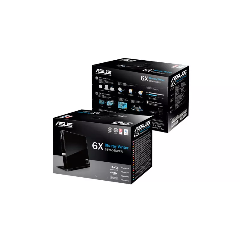 INF Asus SBW-06D2X-U Interface USB 2.0, DVD±RW, CD-Lesegeschwindigkeit 24