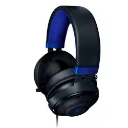 Razer Headset, Analog 3,5 mm, Kraken für Konsole, Schwarz/ Blau, Einge