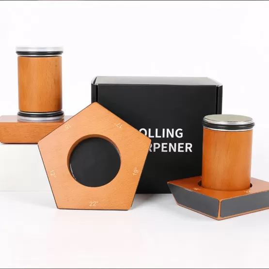 INF 5-Winkel Rollenschärfer-Set – Magnetische Winkelhilfe, rotierende